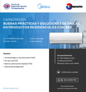 Buenas Prácticas con R32 Midea
