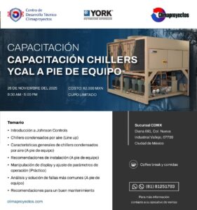 Capacitación Chillers YCAL - York