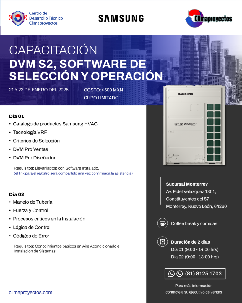 DVM S2, Software de Selección y Operación - Samsung | Climaproyectos S ...